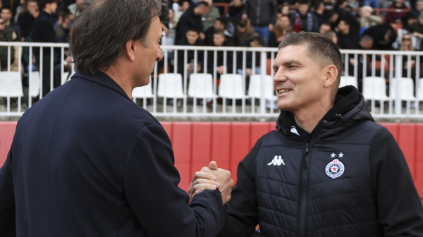 Blagojević: "Nismo došli sa namerom da igramo nerešeno"; Tanjga: "Partizan došao da se brani"