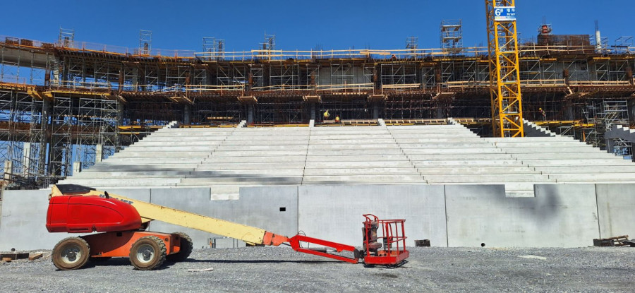 B92.net na gradilištu EXPO: Nacionalni stadion dobio tribine, parkinzi ozeleneli... FOTO/VIDEO
