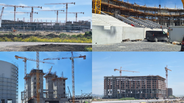 We were at the EXPO construction site; B92.net documented how the National Stadium is getting its stands PHOTO