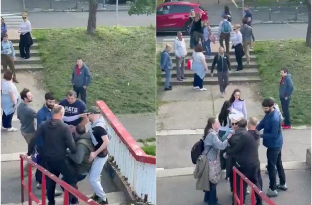 Raspad blokadera na Novom Beogradu: Udarili jedni na druge VIDEO