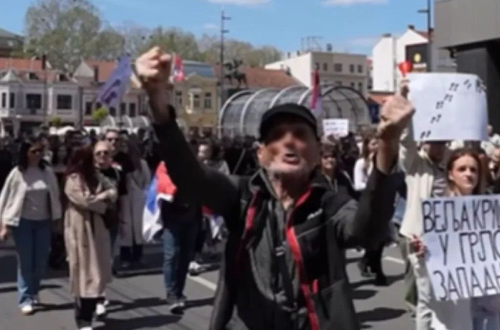 Skandalozno ponašanje blokadera u Nišu: Priveden muškarac koji je pretio smrću VIDEO