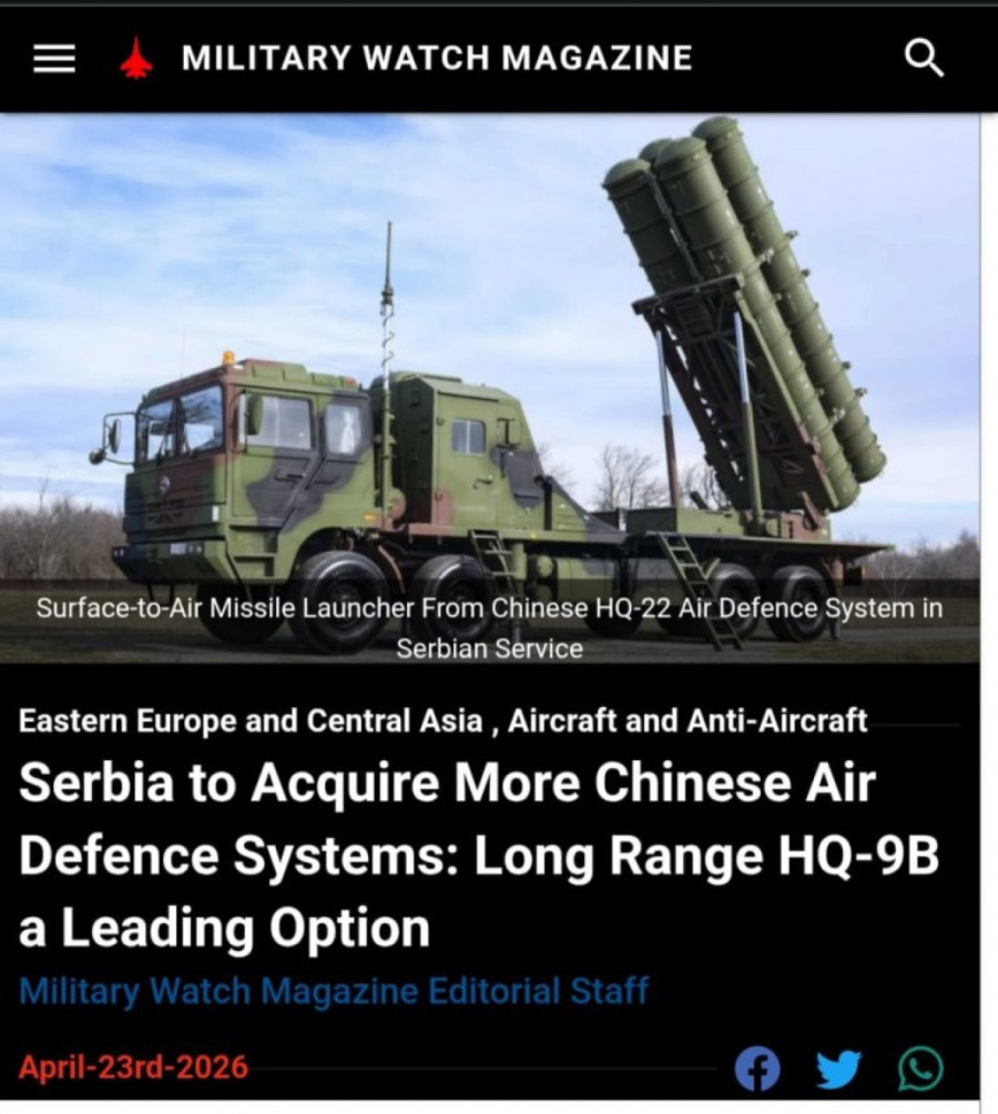 Američki mediji pišu: Srbija nabavlja kineski S-400?