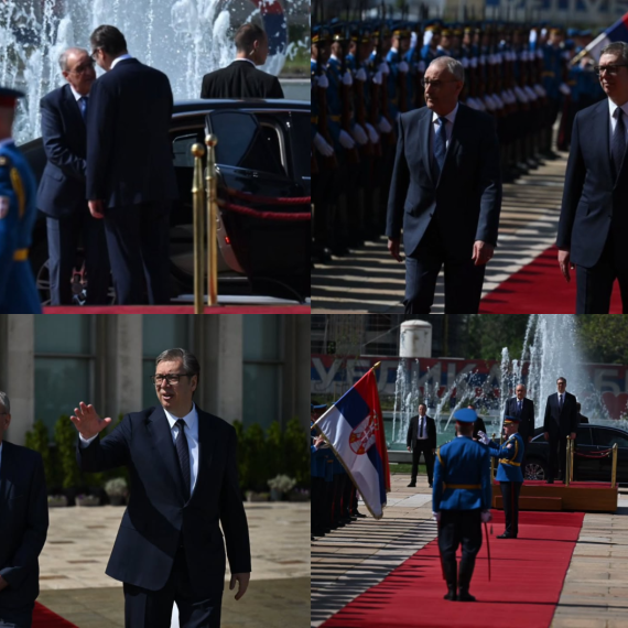 Sastali se Vučić i Parmelan u Palati Srbija; Delegacije dve zemlje potpisuju sporazume VIDEO