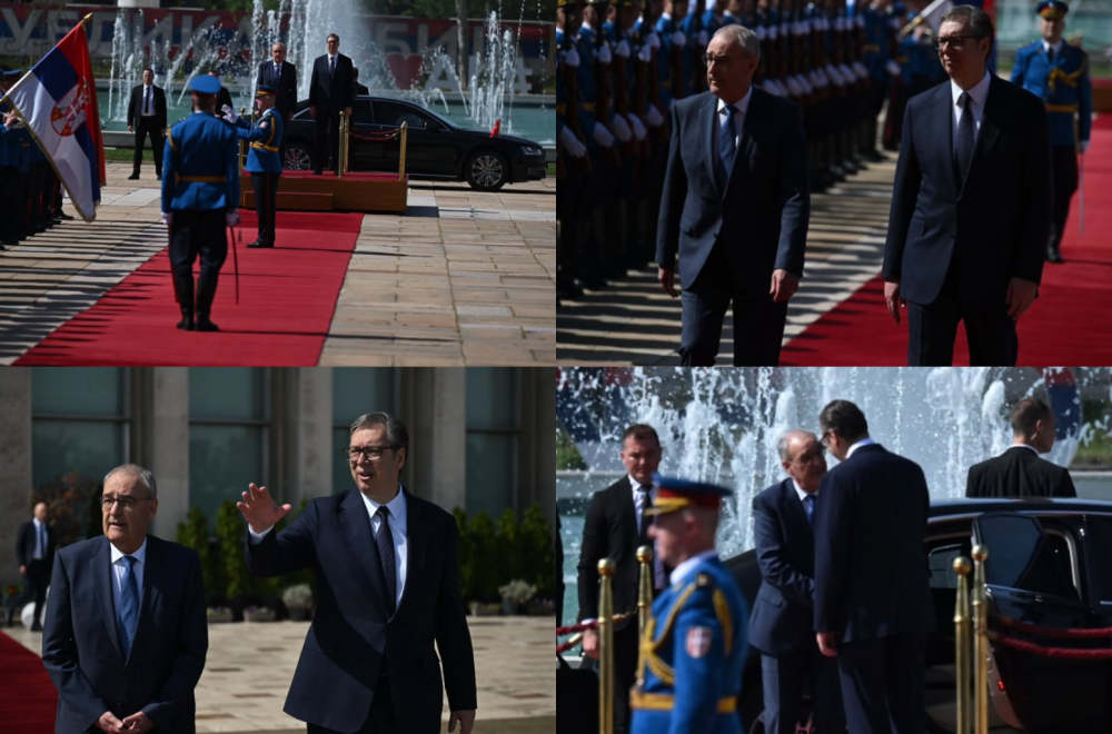 Sastali se Vučić i Parmelan u Palati Srbija; Delegacije dve zemlje potpisuju sporazume VIDEO