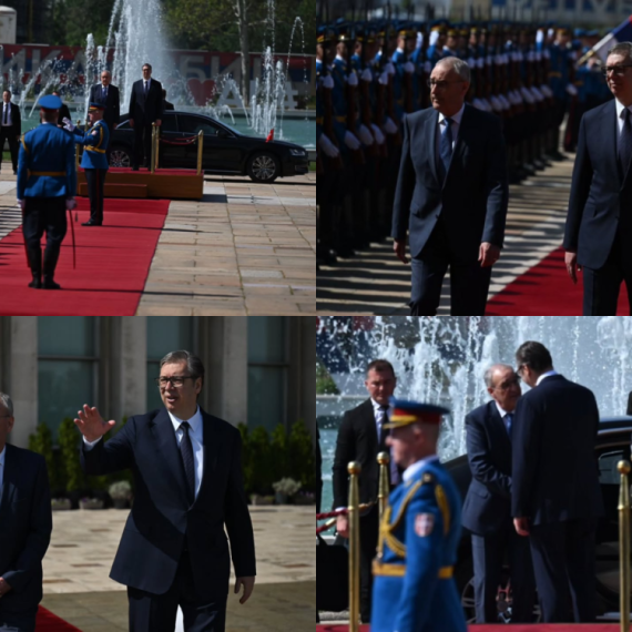 Sastali se Vučić i Parmelan u Palati Srbija; Delegacije dve zemlje potpisuju sporazume VIDEO