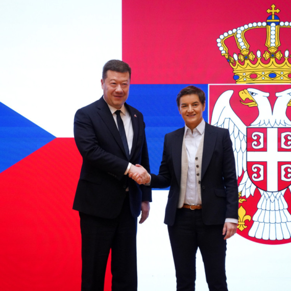 Brnabić: "Parlamentarna saradnja sa Češkom izuzetno dobra"; "Okamura je veliki prijatelj Srbije" FOTO