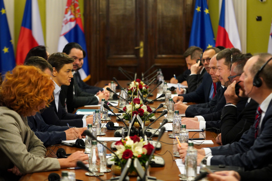 Brnabić: Parlamentarna saradnja sa Češkom izuzetno dobra; Okamura je veliki prijatelj Srbije FOTO