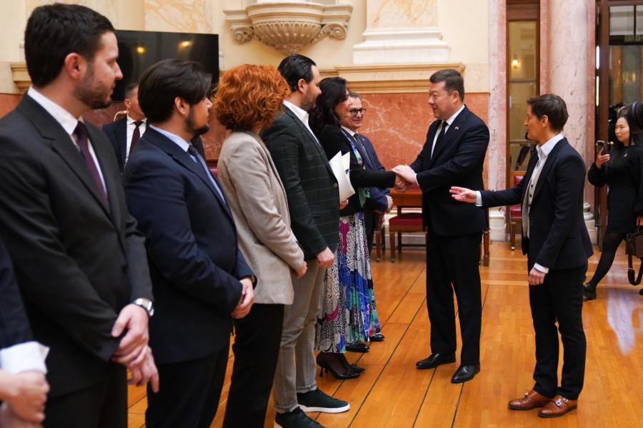 Brnabić: Parlamentarna saradnja sa Češkom izuzetno dobra; Okamura je veliki prijatelj Srbije FOTO