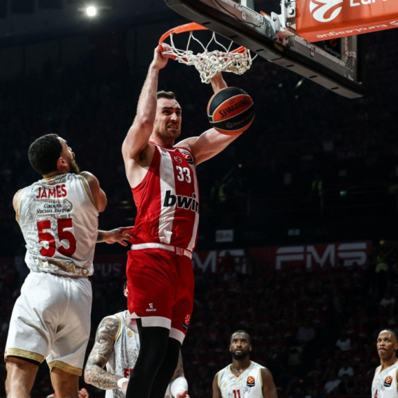 Evroliga nagradila Milutinova – MVP priznanje za prvi meč plej-ofa