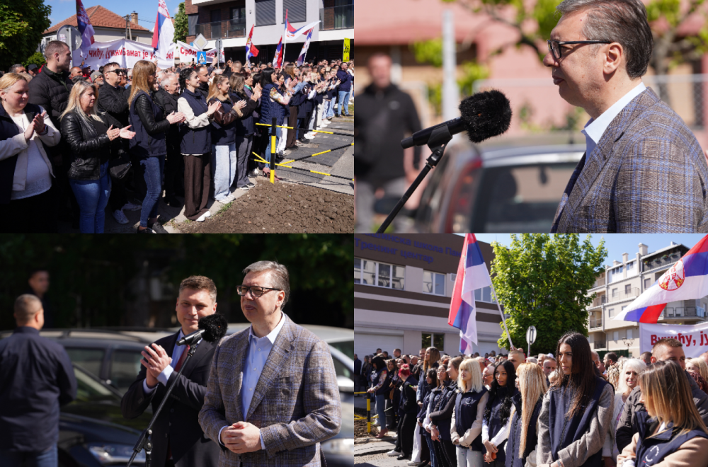 Vučić u Pančevu: Dočekalo ga više od 3.000 ljudi; Uskoro se spremite. Srbija pobeđuje FOTO/VIDEO