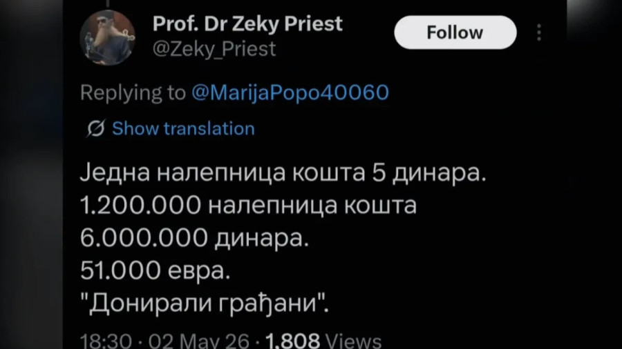 Narod postavio ključno pitanje: Ko finansira blokadersku kampanju? FOTO