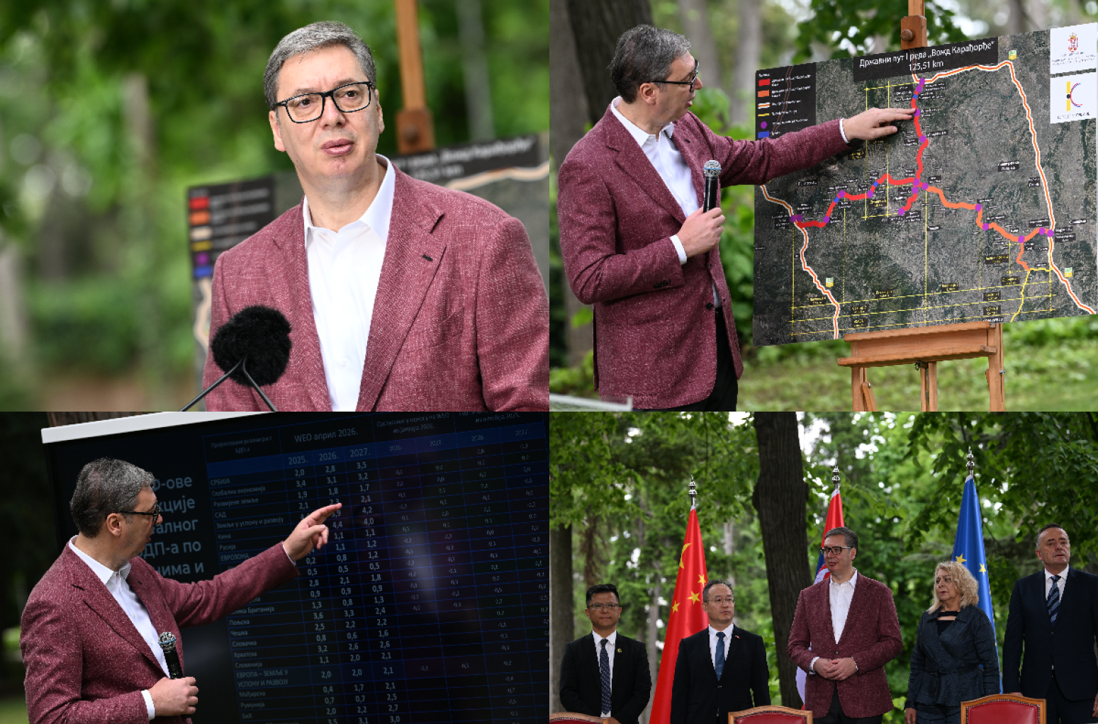 Vučić: Povezujemo jug Beograda i sever Šumadije; Uradili smo više od 1.000 kilometara novih auto-puteva