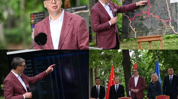 Most important address since 2012; Impressive results presented; Vožd Karađorđe connects Belgrade and Šumadija