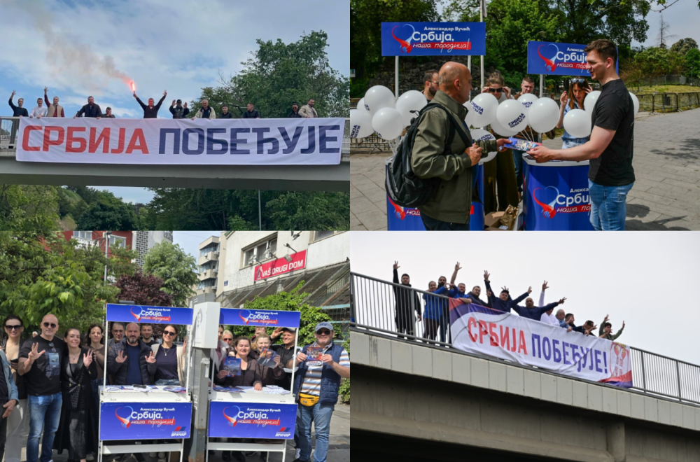 "Srbija pobeđuje" osvanulo širom Beograda; Moćna poruka u Zemunu, Batajnici, Zvezdari, Surčinu... FOTO
