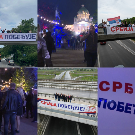 Evo kako je Srbija juče izgledala; Žurka u Pionirskom parku, širom Beograda osvanulo – "Srbija pobeđuje" FOTO