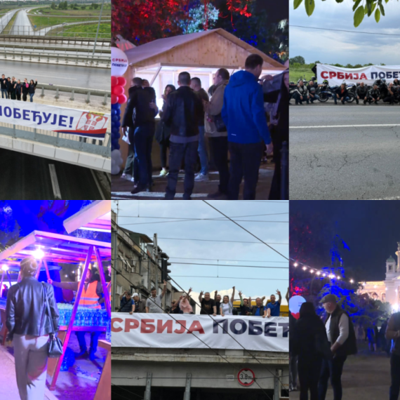 Građanima je dosta podela; Evo kako je Srbija juče izgledala; Širom Beograda osvanulo – "Srbija pobeđuje" FOTO