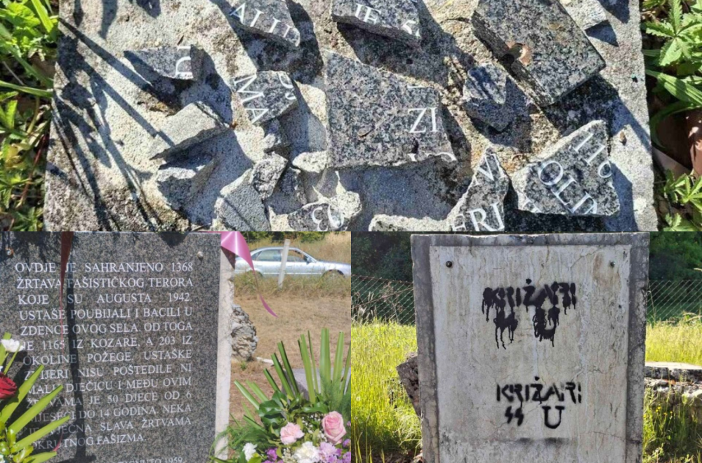 Sramno: Ponovo uništen spomenik podignut žrtvama fašističkog terora u Sloboštini, među ubijenima i deca FOTO