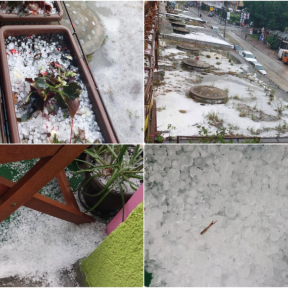 Haos na istoku Srbije: Majdanpek pod udarom leda i kiše FOTO/VIDEO