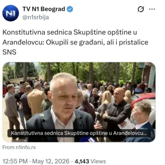 Sramno izveštavanje N1: Za njih pristalice SNS nisu građani FOTO