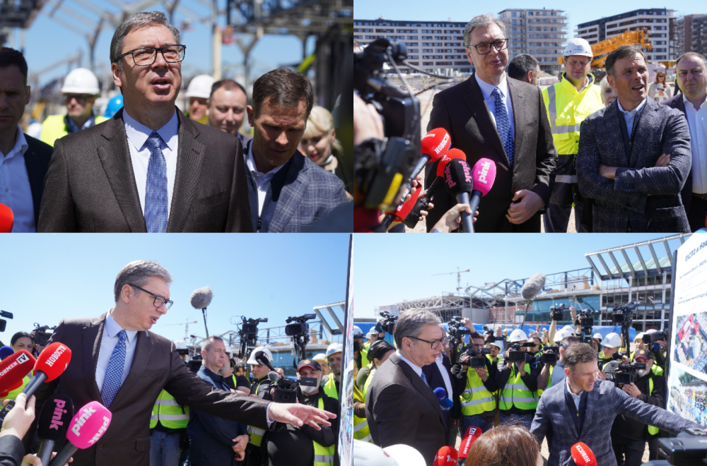 Vučić obilazi radove na gradilištu EXPO: Beograd postaje svet!; Desetine predsednika dolazi u Srbiju VIDEO