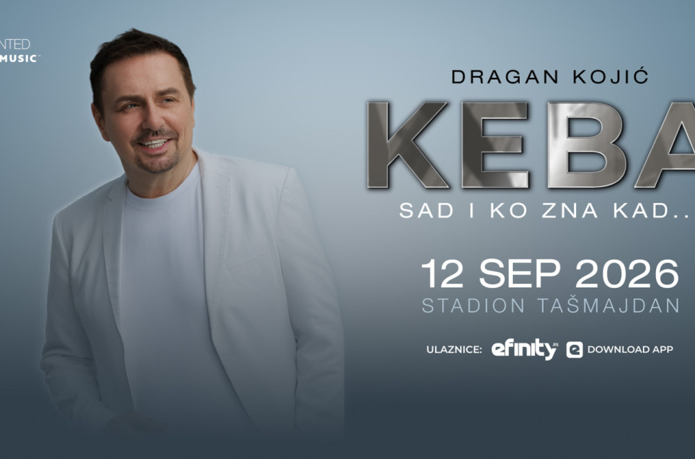 Spektakl koji se čekao decenijama: Keba zakazao koncert karijere pod nazivom "SAD I KO ZNA KAD"