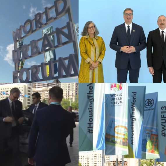 Vučić na Svetskom urbanom forumu u Bakuu: Obratiće se učesnicima; Očekuje ga niz susreta i razgovora VIDEO