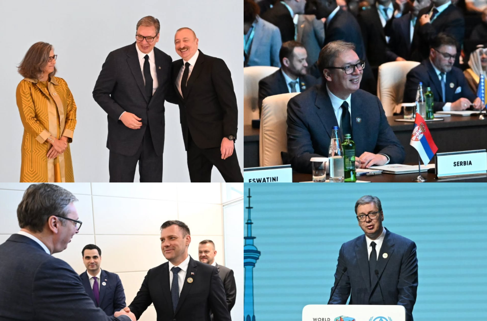 Vučić na Svetskom urbanom forumu u Bakuu, obratio se učesnicima: Sa ponosom predstavljam Srbiju FOTO/VIDEO