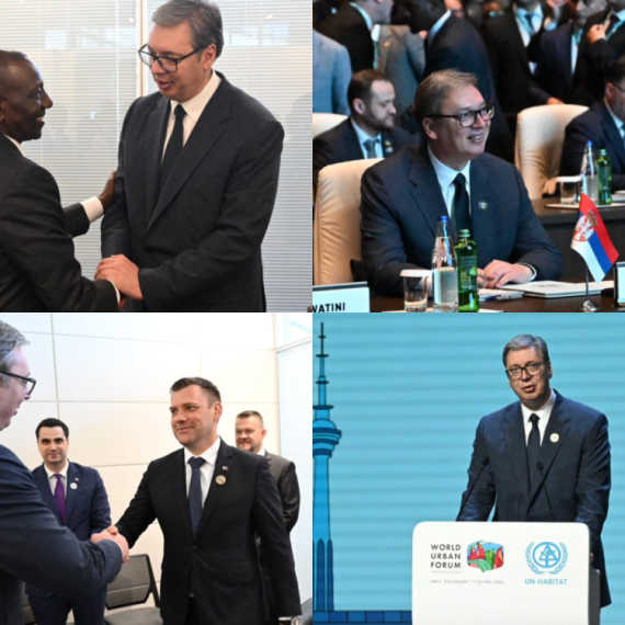 Vučić se obratio na Svetskom urbanom forumu; Niz bitnih susreta; "Sa ponosom predstavljam Srbiju" FOTO/VIDEO
