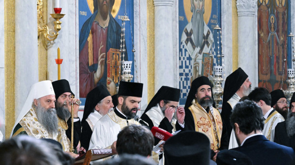 Patrijarh Prorfirije: "Beograd je danas molitveno srce Srba, Spasovdanska litija živi korak vere"