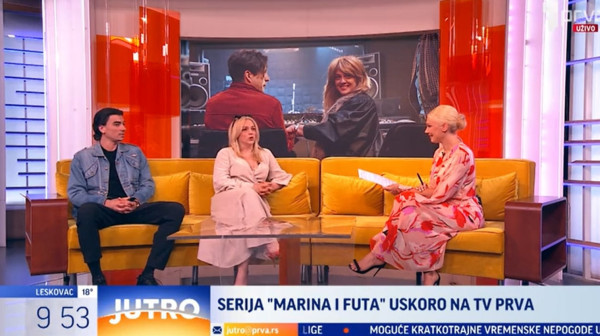Glavni glumci o seriji "Marina i Futa" koja će se emitovati na TV Prva: "Sve radimo sa puno ljubavi" VIDEO