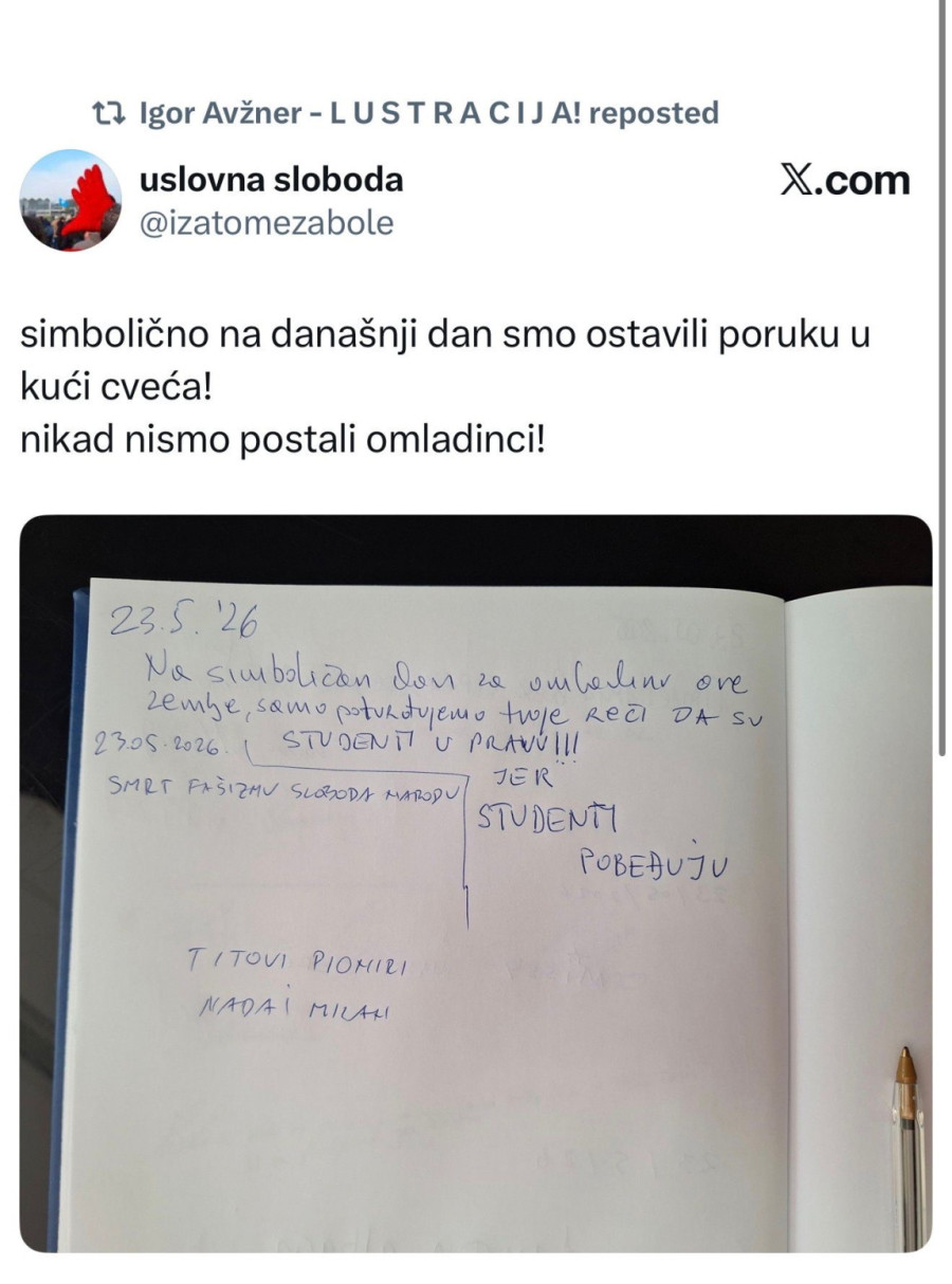 Sada je jasno što im smeta kada Srbija pobeđuje: Blokaderi idu da se zaklinju u Kuću cveća FOTO