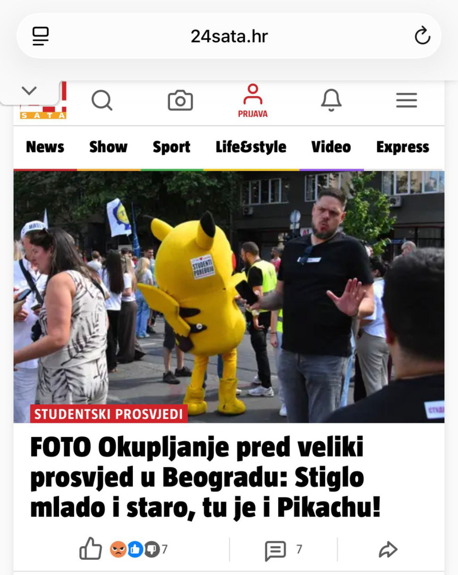 Hrvati uz blokadere; Promovišu Štimca i podržavaju haos na ulicama Srbije FOTO