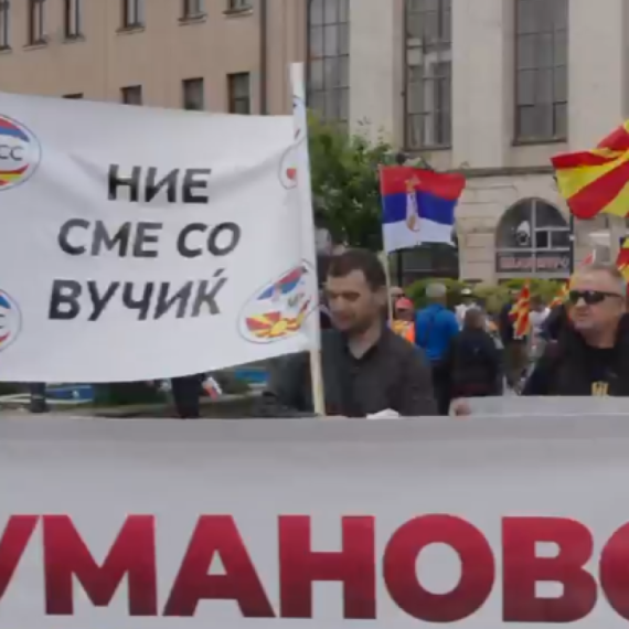 Veličanstveni snimak iz Kumanova; Evo kako je izgledao skup podrške Vučiću i Srbiji VIDEO
