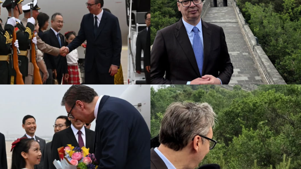 Vučić from the Great Wall of China: "The steel friendship between Serbia and China is not just a phrase" VIDEO