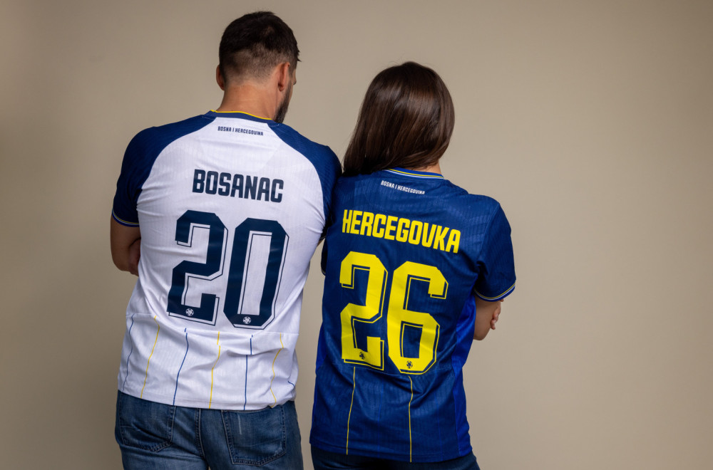 BiH predstavila dresove za Mundijal FOTO/VIDEO