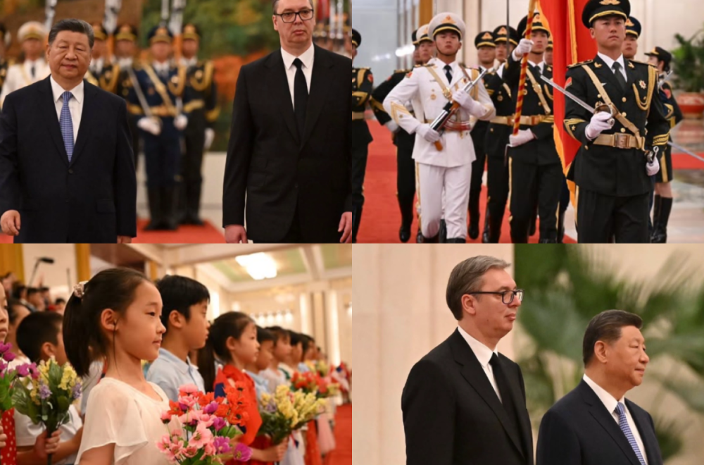 Veličanstven doček Vučića u Pekingu; Velika čast i potvrda čeličnog prijateljstva Srbije i Kine FOTO
