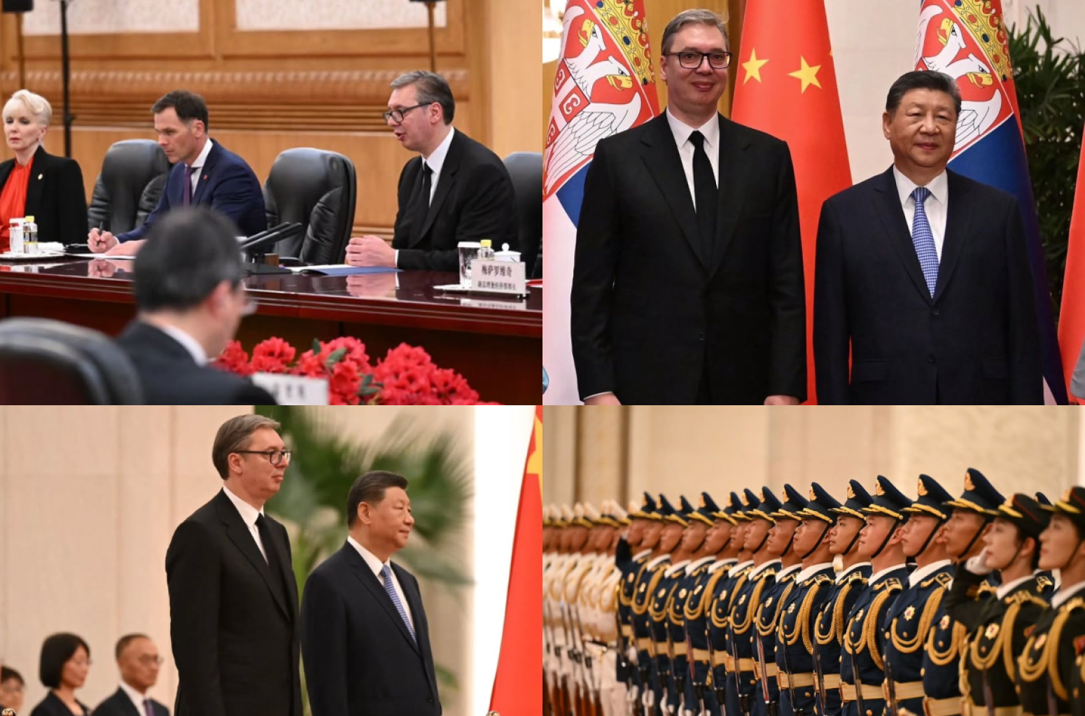 Veliki dan za Srbiju; Istorijski sastanak Vučića i Sija; Poptisan veliki broj važnih sporazuma FOTO/VIDEO