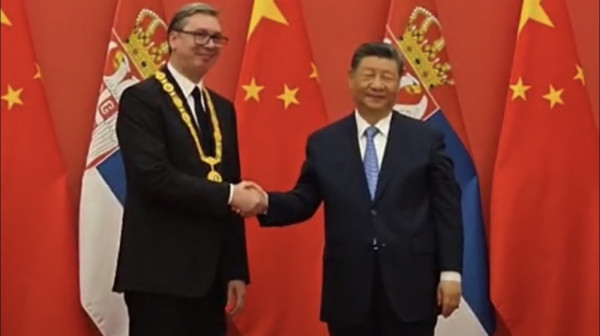 Steel friendship confirmed: Xi Jinping presents Aleksandar Vucic with the highest state decoration PHOTO/VIDEO