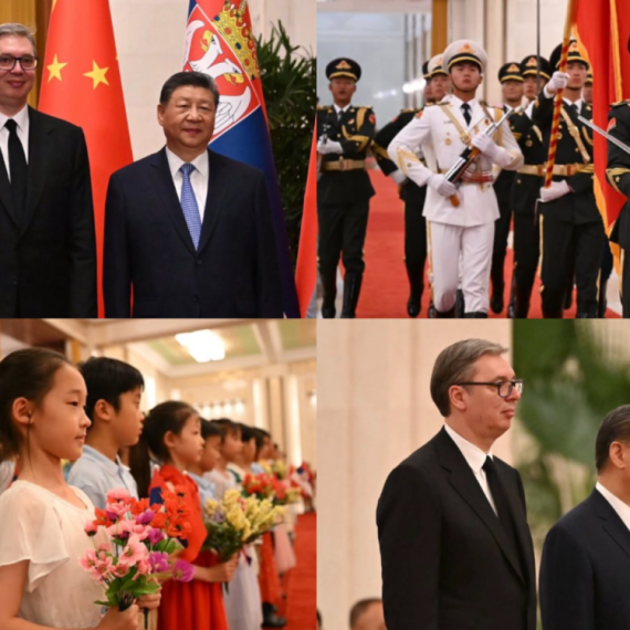 Veličanstven doček Vučića u Pekingu; Velika čast i potvrda čeličnog prijateljstva Srbije i Kine FOTO