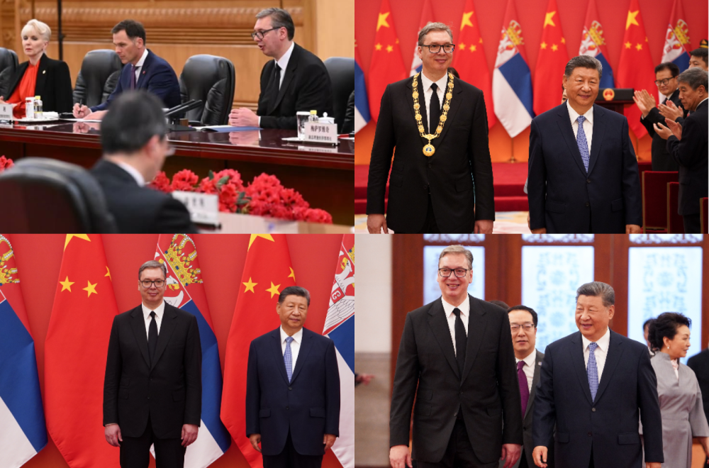 Veliki dan za Srbiju; Istorijski sastanak, Si odlikovao Vučića Ordenom prijateljstva; Potpisani sporazumi FOTO