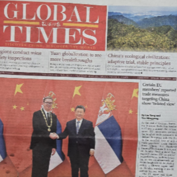 Čelično prijateljstvo Srbije i Kine; Vučić i Si glavna tema u kineskim medijima FOTO