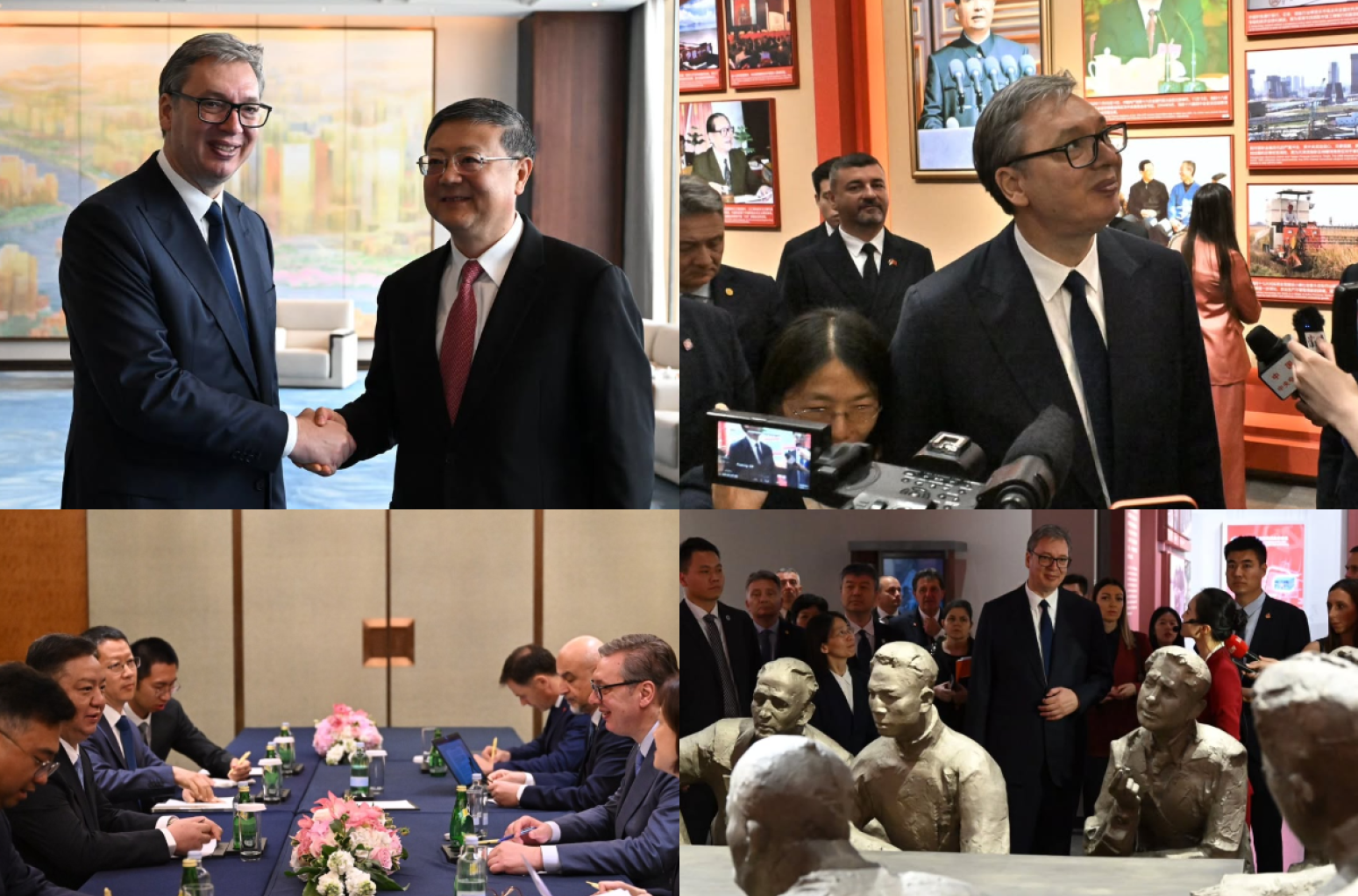 Vučić u istorijskoj poseti Kini: Sastanak sa brojnim investitorima; Obišao muzej u Šangaju FOTO/VIDEO