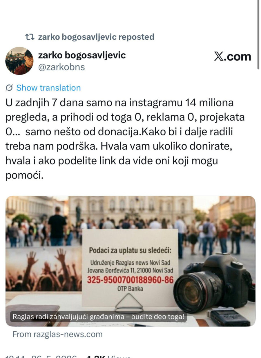 Šaka blokadera maltretira ceo Novi Sad; Blokirali raskrsnicu i zaustavili saobraćaj FOTO/VIDEO