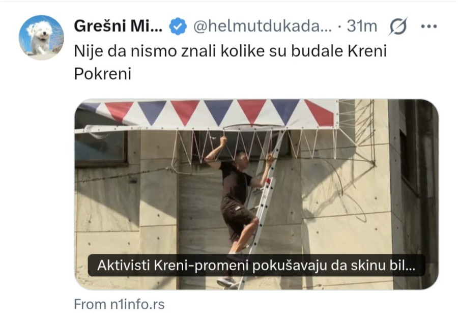 Novi cirkus blokadera: Sada su uspeli da se posvađaju i oko ptica FOTO