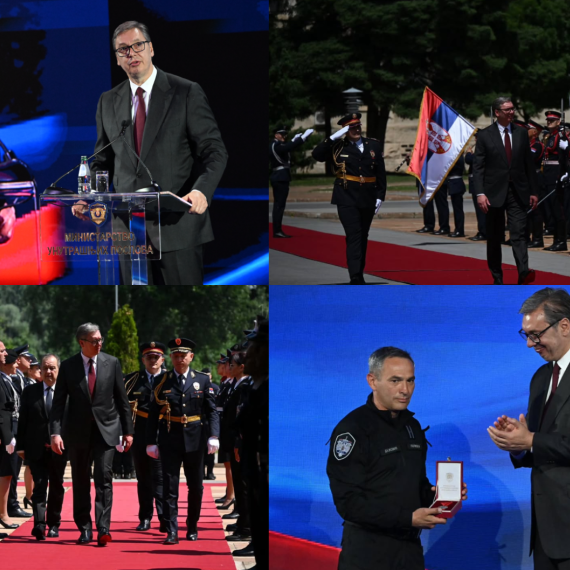 Vučić na Danu policije: "Vi ste stub države"; "Modernizovaćemo opremu, a plate će rasti značajno" FOTO