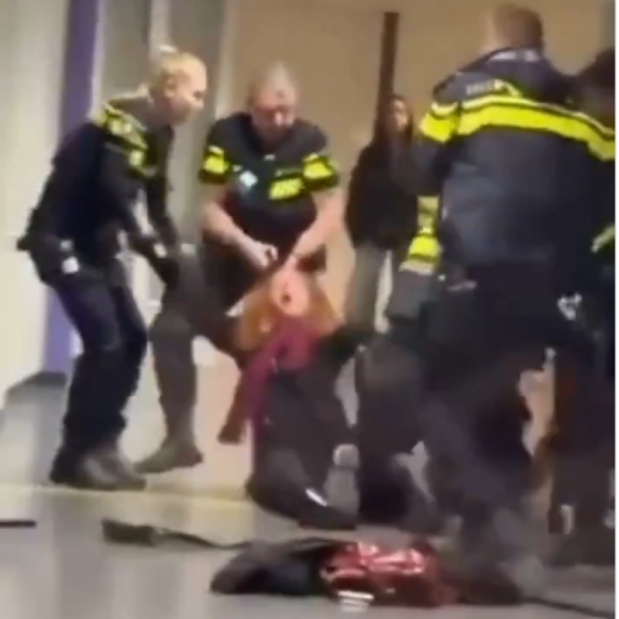 Mesecima napadaju Srbiju, a sada isplivao snimak iz EU; "Holandska policija je pretukla trudnicu" VIDEO