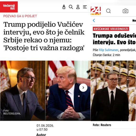 Tramp i Vučić vest broj jedan u Hrvatskoj; Mediji bruje zbog postupka predsednika Amerike FOTO