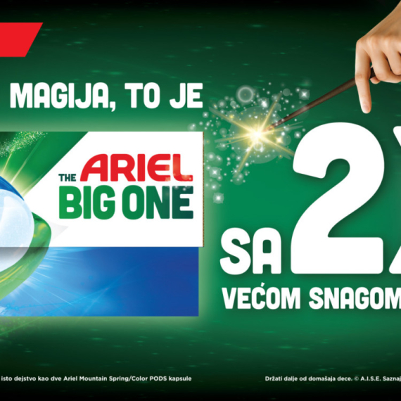 Ariel predstavlja The Big One - novu generaciju pranja bez kompromisa