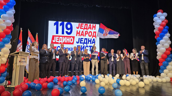 Predizborna konvencija Srpske liste u Leposaviću: "Sačuvajmo srpski narod na Kosovu" FOTO/VIDEO