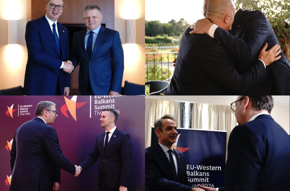 Samit EU – Zapadni Balkan u Tivtu; Važan susret Vučića i Fica; Danas sa Fon Der Lajen, Makronom, Mercom...